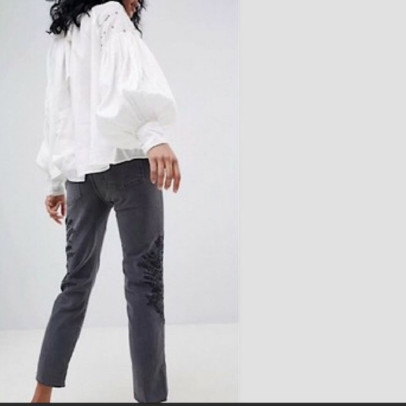 Free People Gray jeans - Picture 2 of 8